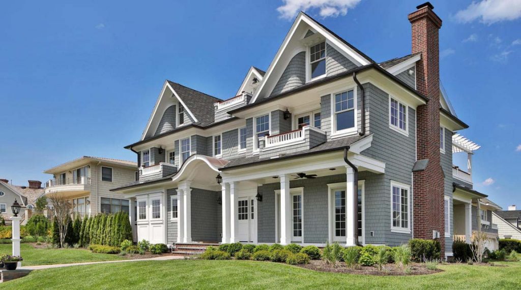 Mejor color de puerta de entrada para una casa gris | Colores de