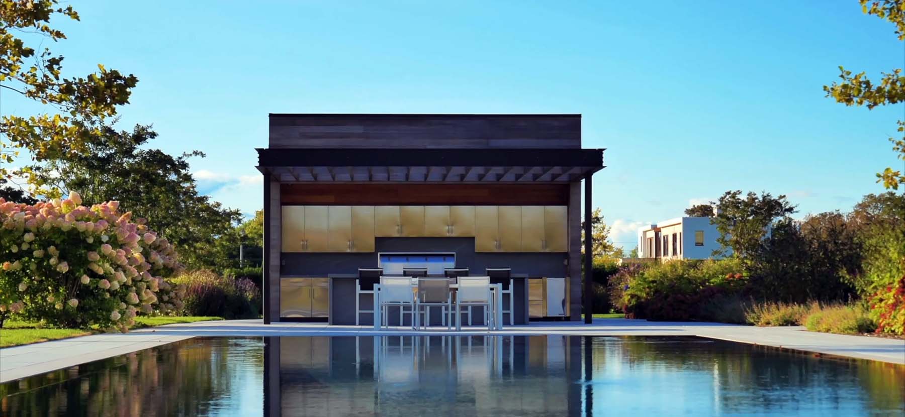 ny pool house design modern contemporary
