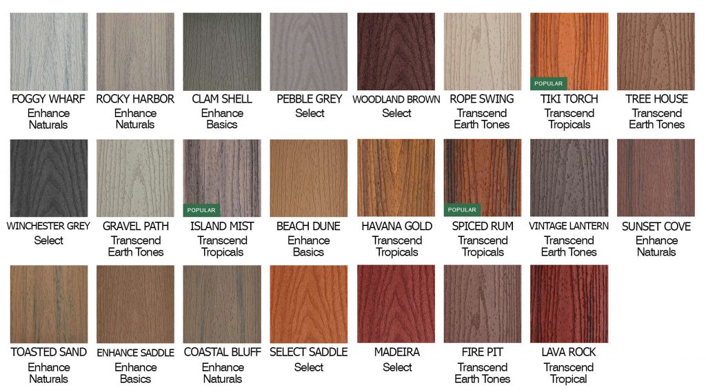 Trex Decking Color Chart 1 1024x569 