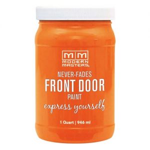 orange door paint for front doors
