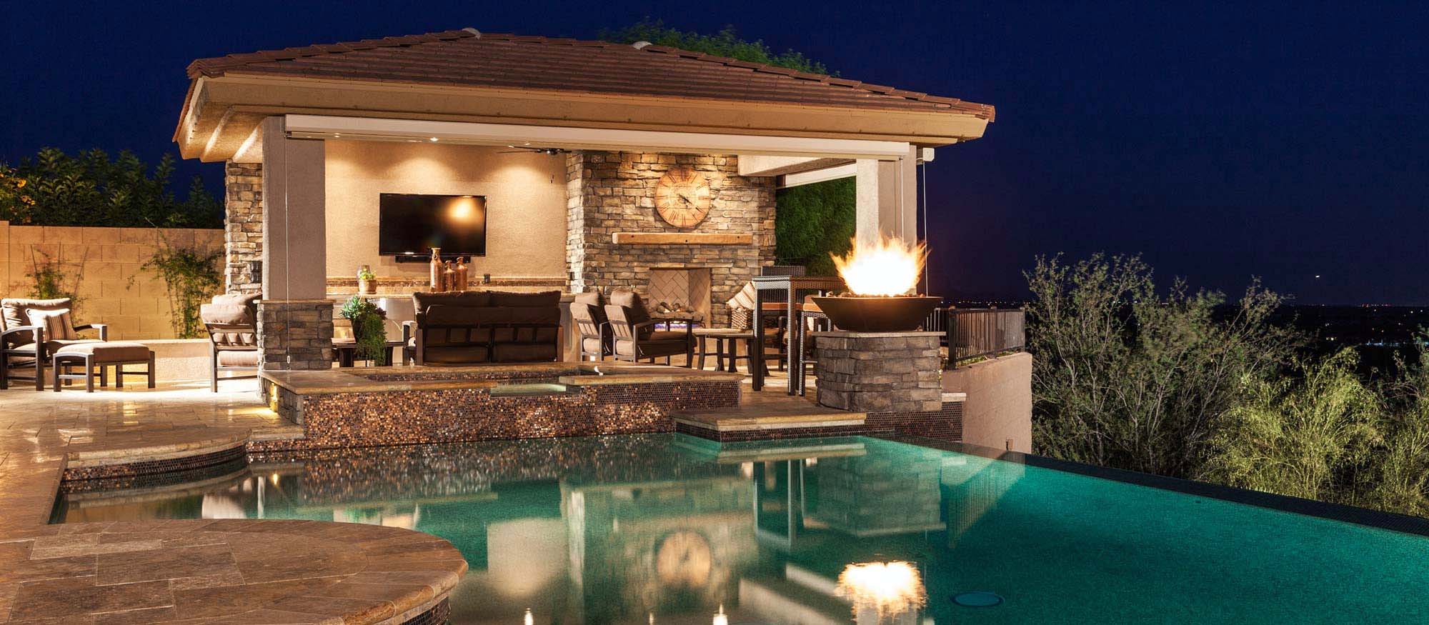 small pool house designs real stone chimney with outdoor fireplace stone patio