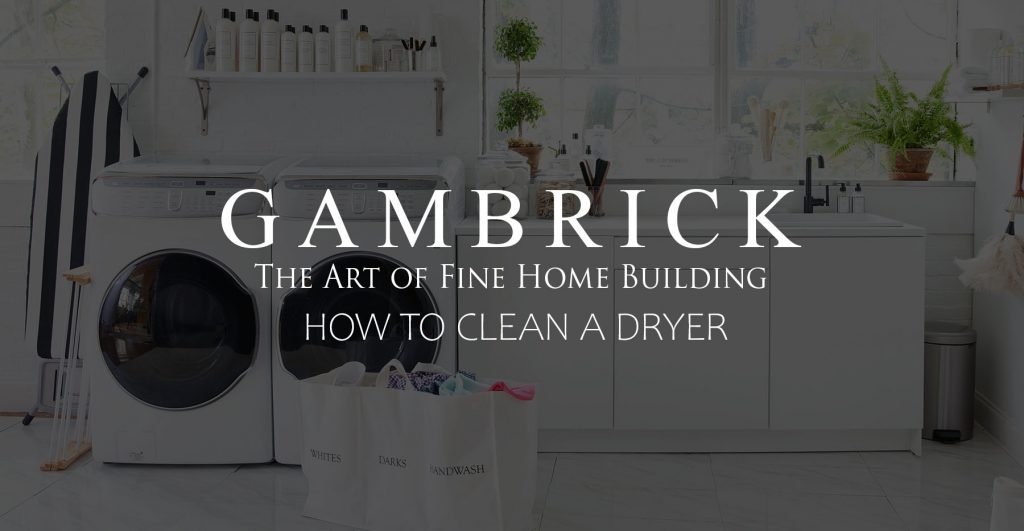 how to clean a dryer banner picture | Gambrick