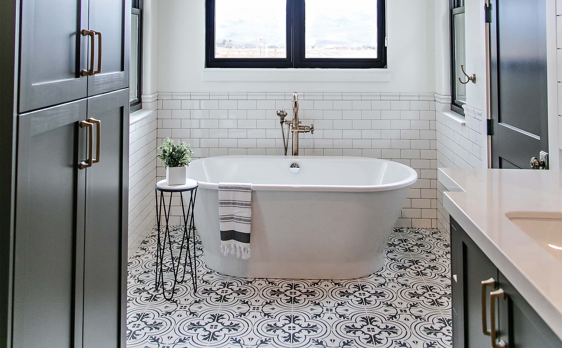 how to clean grout off tile beautiful master bathroom black and white colors