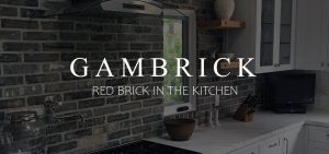 red brick in the kitchen banner pic | Gambrick
