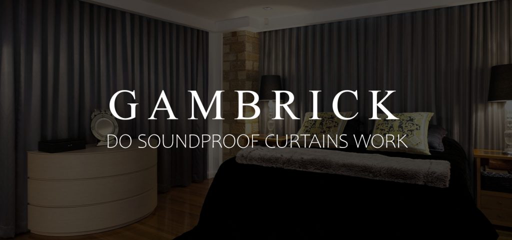 do soundproof curtains work in a bedroom