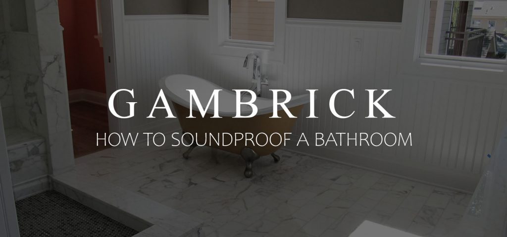 how to soundproof a bathroom banner pic
