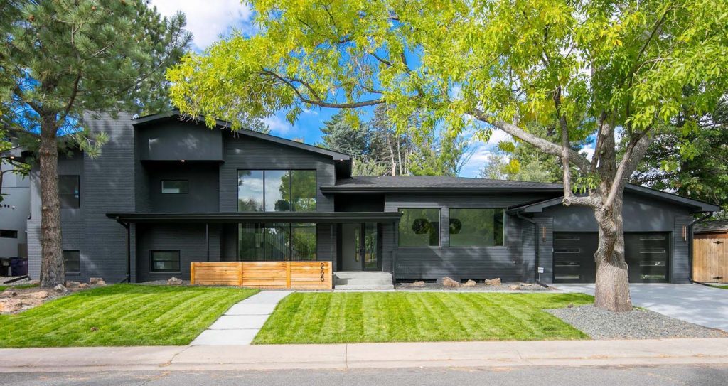 Black House the beauty of black siding Gambrick