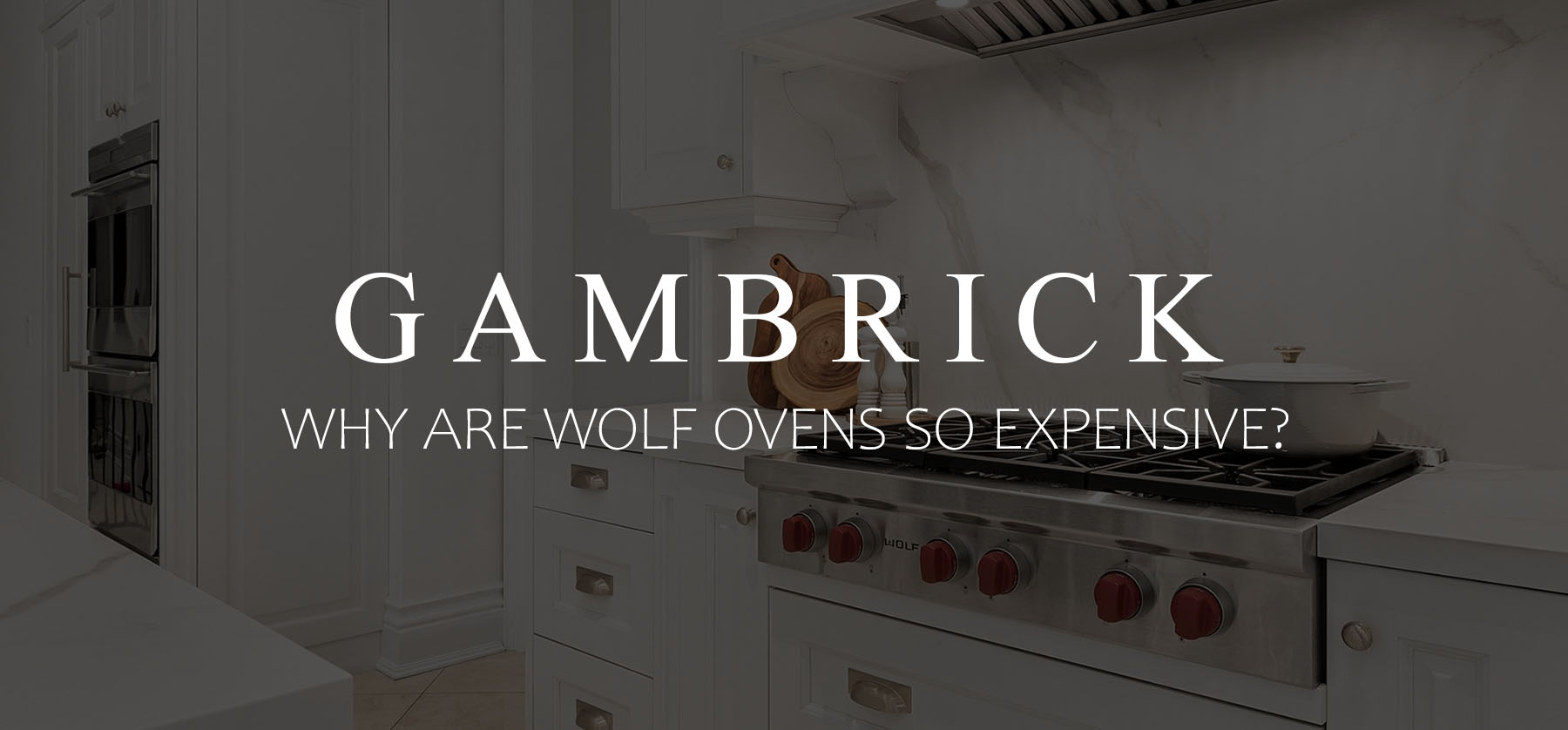 why are wolf ovens so expensive banner pic