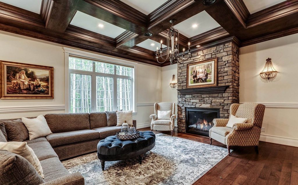 rustic ceiling ideas for living room