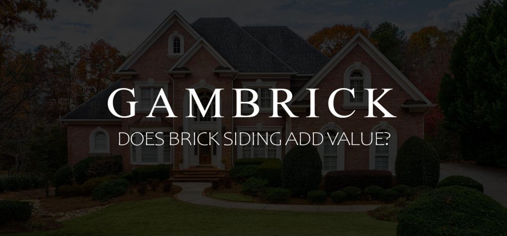 does brick siding add value banner pic