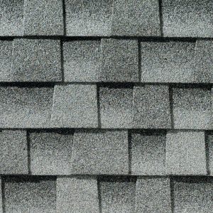 gray asphalt roofing shingle