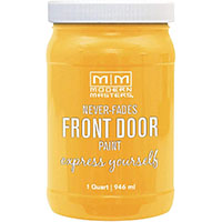 yellow front door paint jar