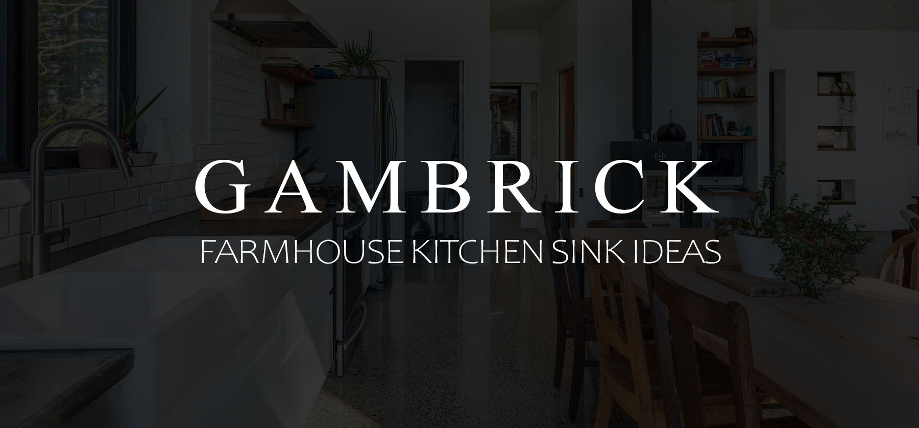 Farmhouse kitchen sink ideas & Designs banner 1