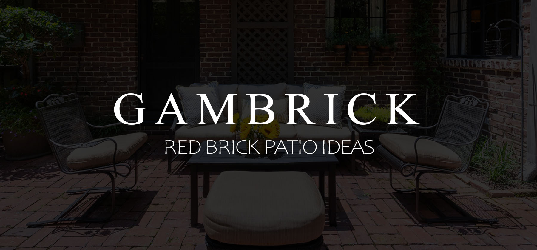 Red brick patio ideas banner 1
