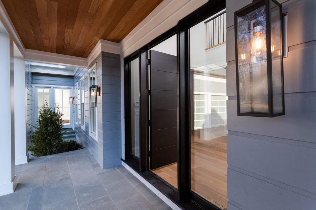 Best Front Door Color For A Blue House What Goes With Blue