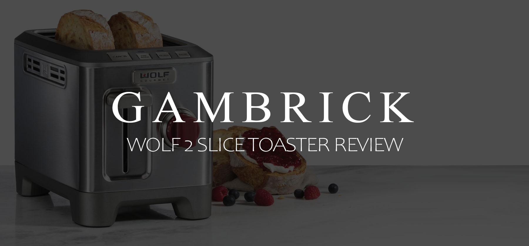 Wolf 2 slice toaster review banner 1
