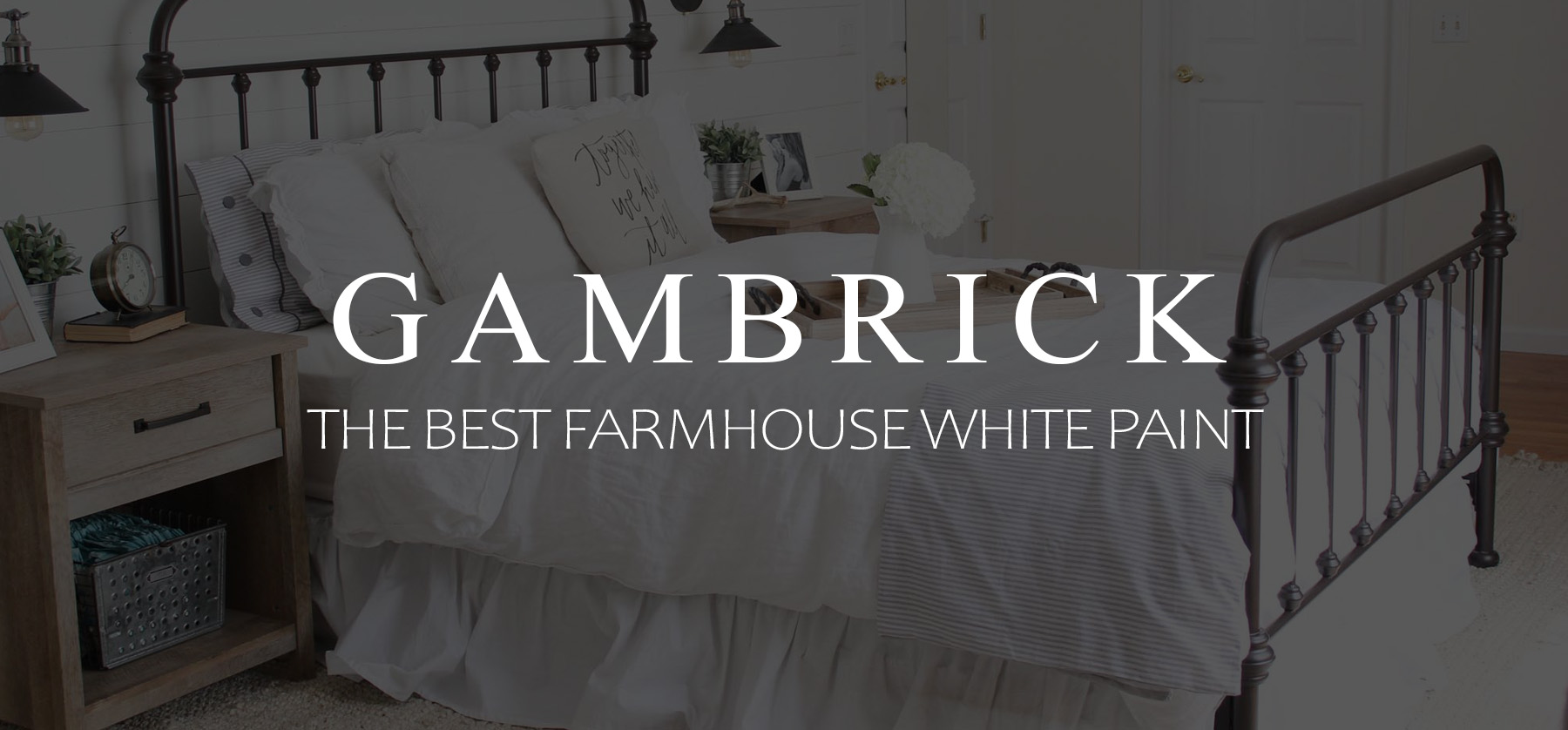 The best farmhouse white paint Banner 1
