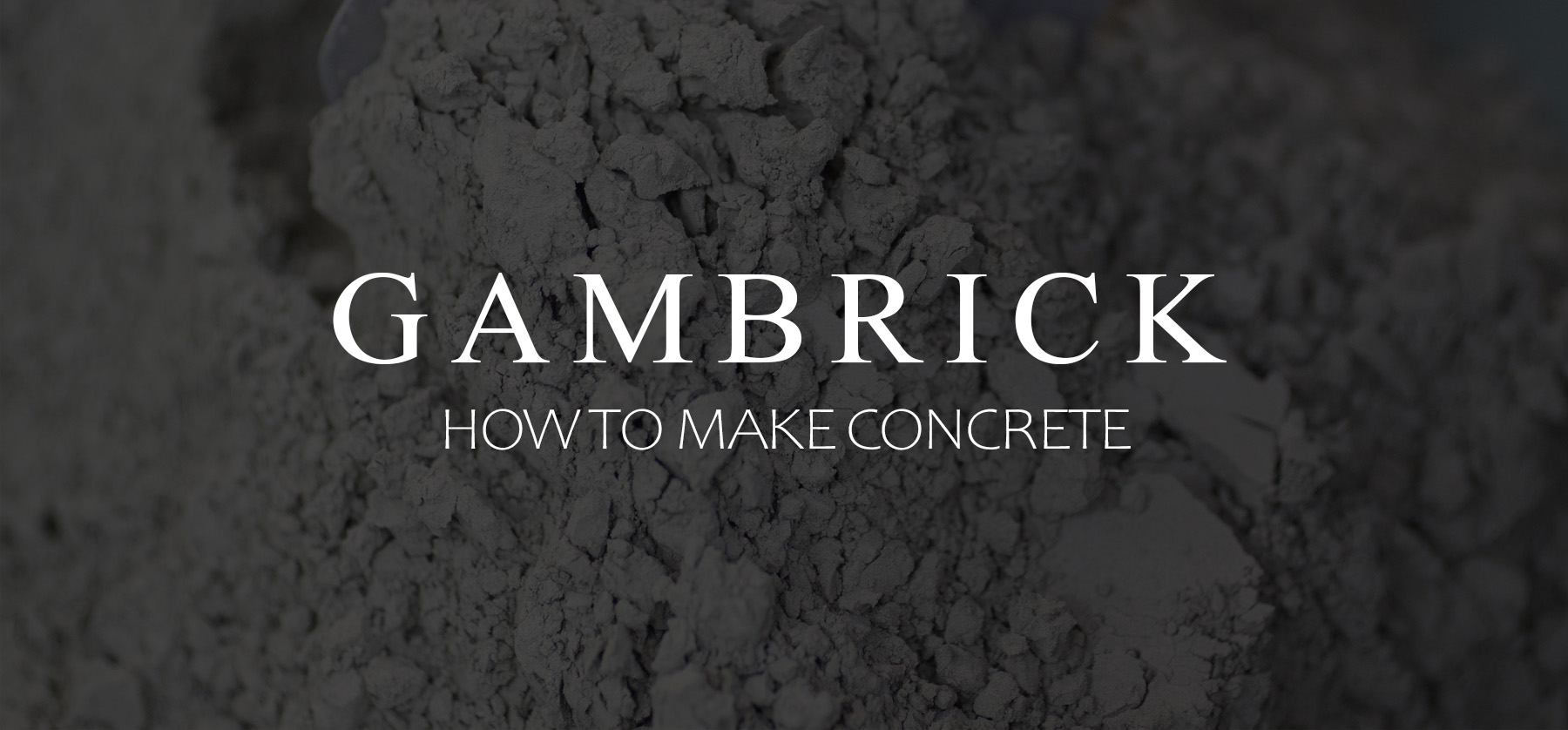 how to make concrete banner 1