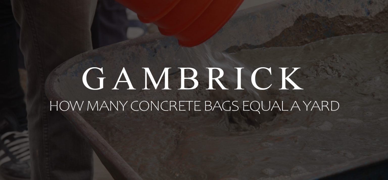 How Many Concrete Bags Equal A Yard How Much Do You Need