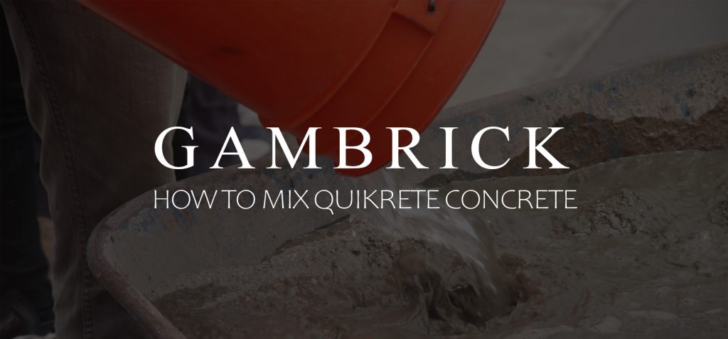how to mix quikrete concrete banner 1