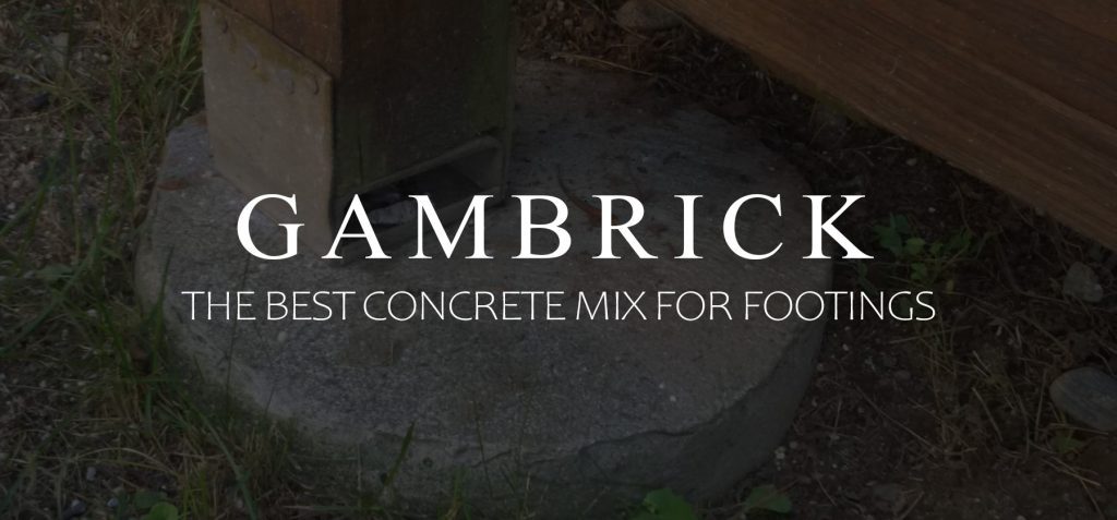 the best concrete mix for footings