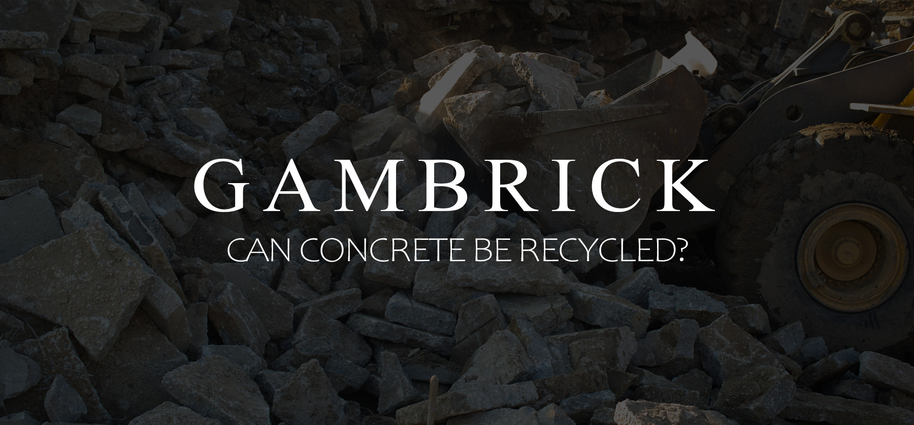 can concrete be recycled banner pic