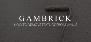 how to remove texture from walls banner pic