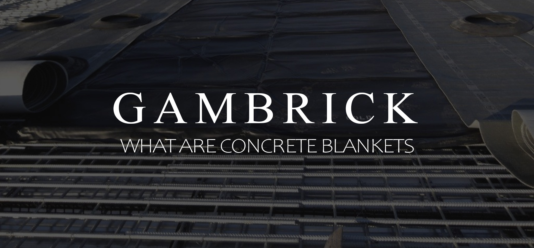 what are concrete blankets banner pic