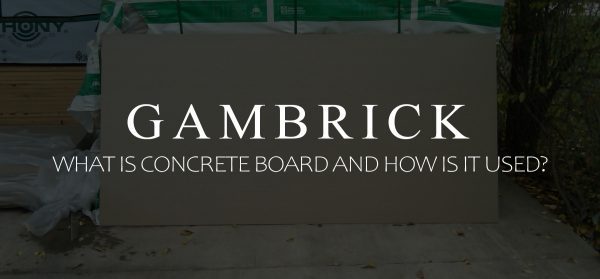 What Is Concrete Board And How Is It Used?