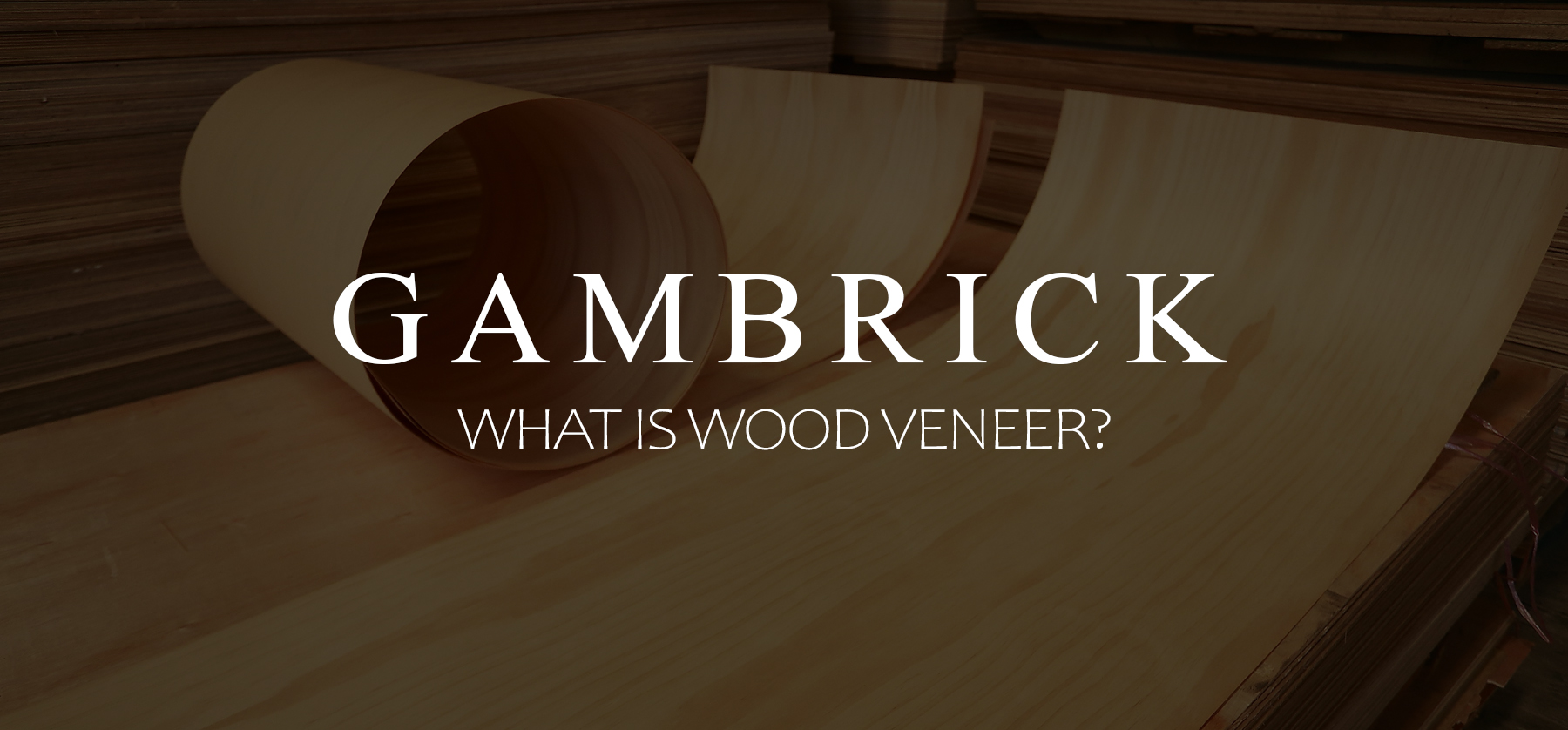 what is wood veneer?