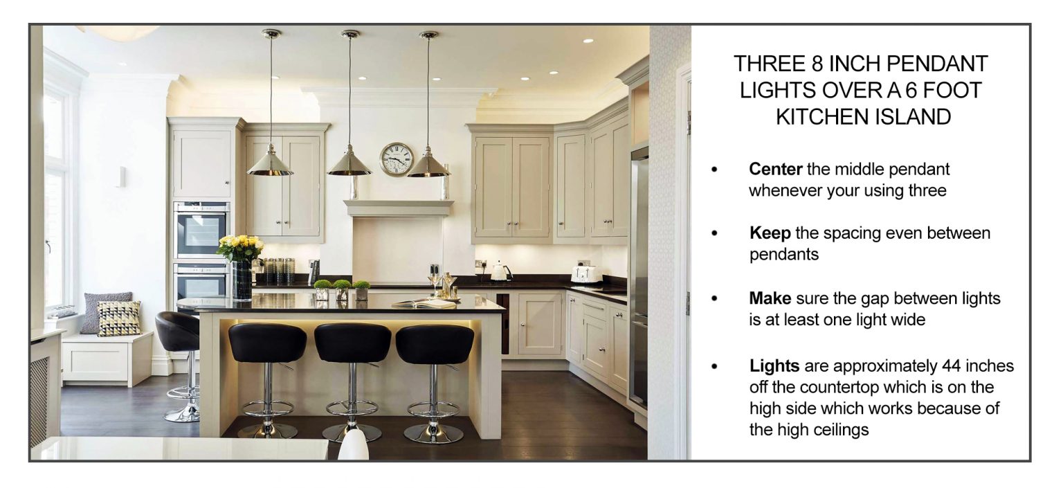 How To Space Pendant Lights Over An Island Pro Tips