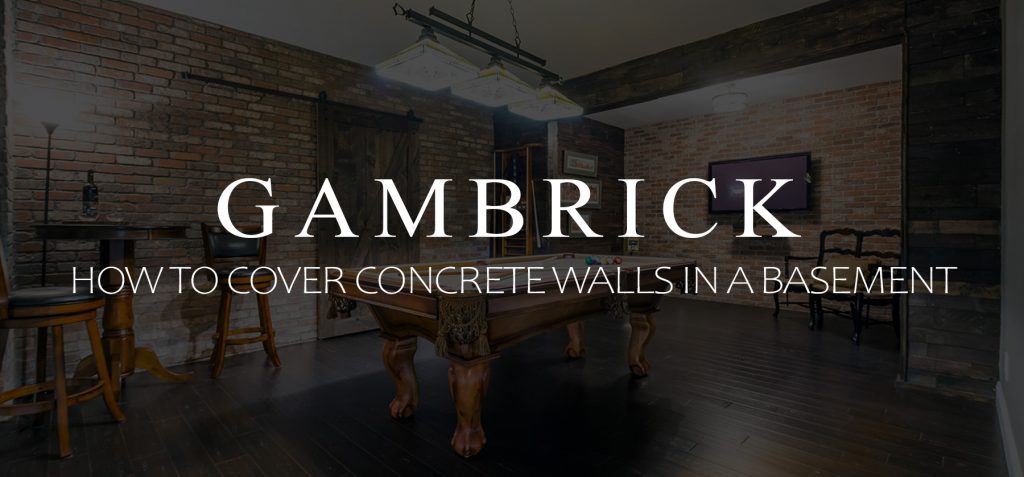 how to cover concrete walls in a basement banner pic
