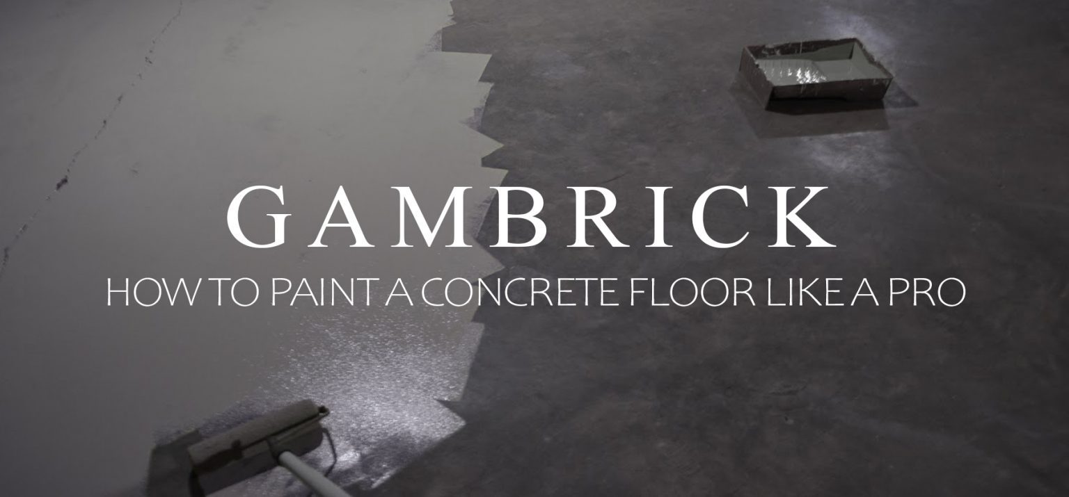 How To Paint Concrete Floors Like A Pro DIY Easy