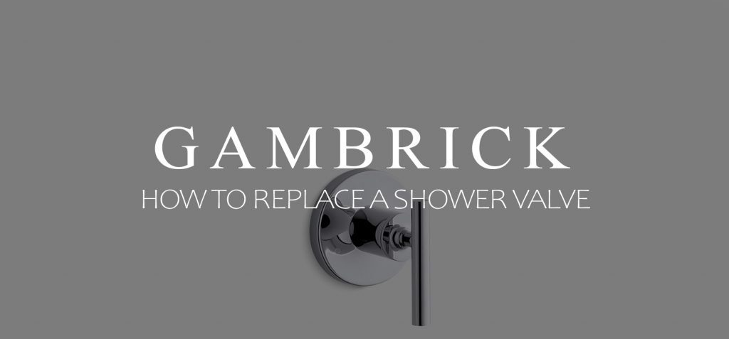 how to replace a shower valve banner