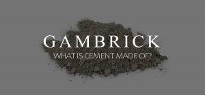 what is cement made of banner
