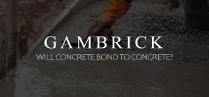 will concrete bond to concrete banner
