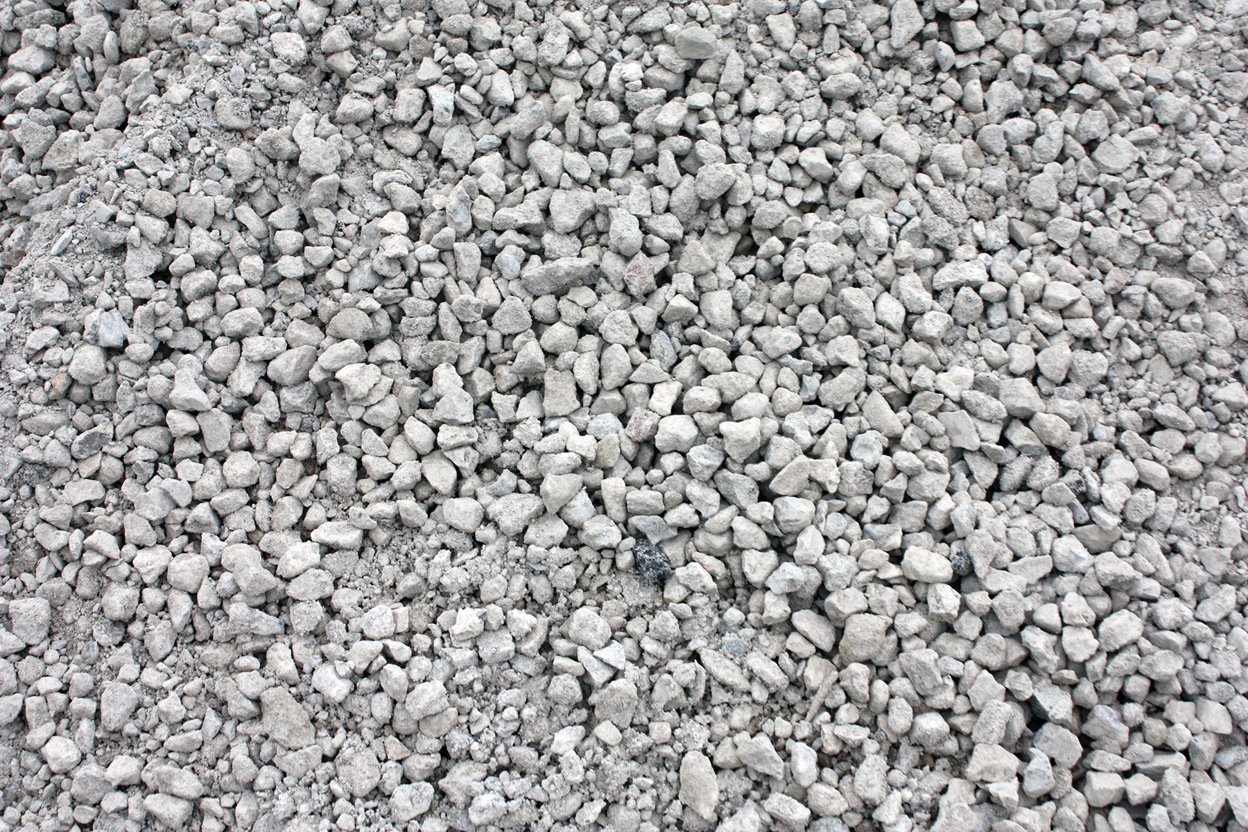crushed concrete aggregate closeup