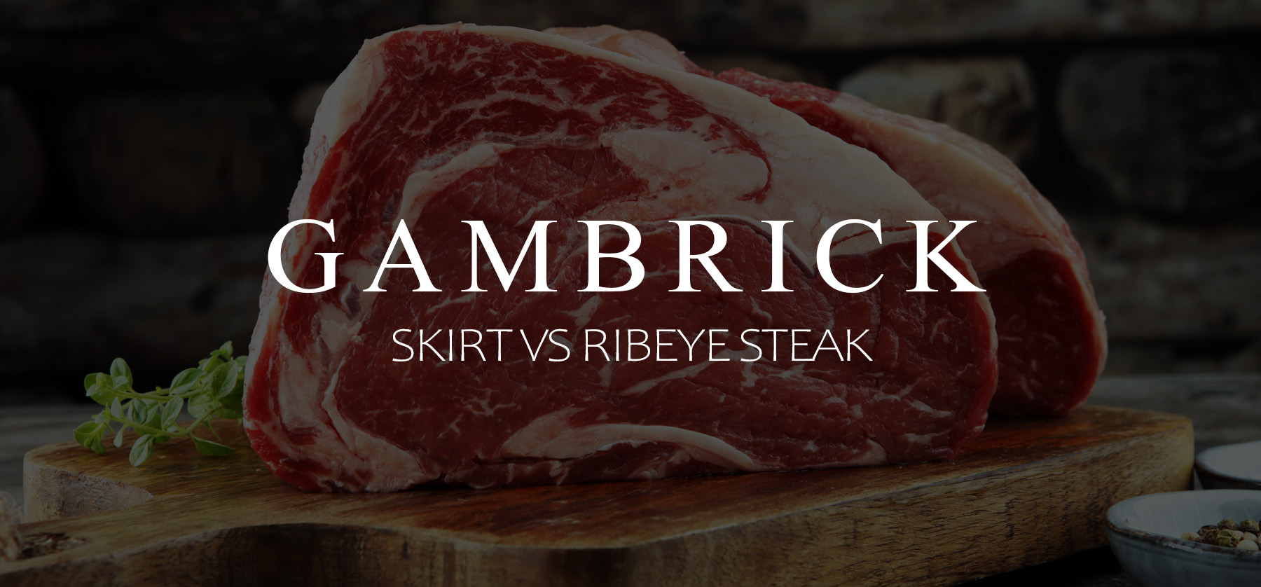 skirt vs ribeye steak banner