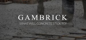 what will concrete stick to banner