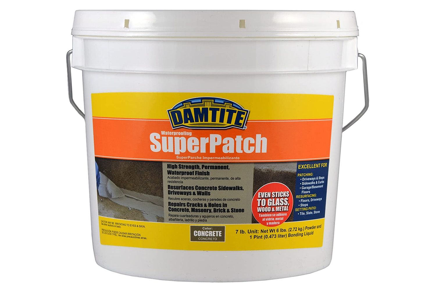 very good all around concrete patch filler tub