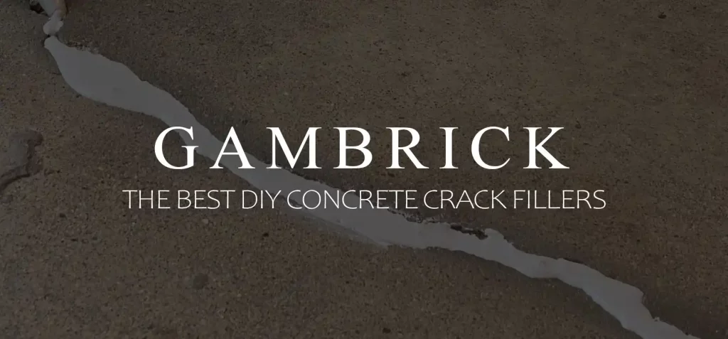best DIY concrete crack fillers banner image 1.0