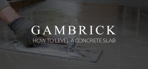 how to level a concrete slab banner