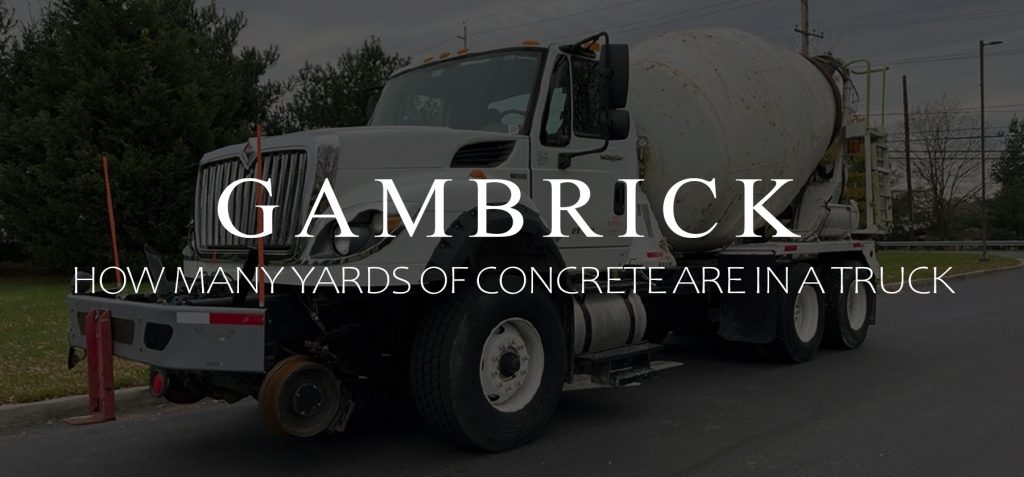 How Many Yards Of Concrete Are In A Truck banner