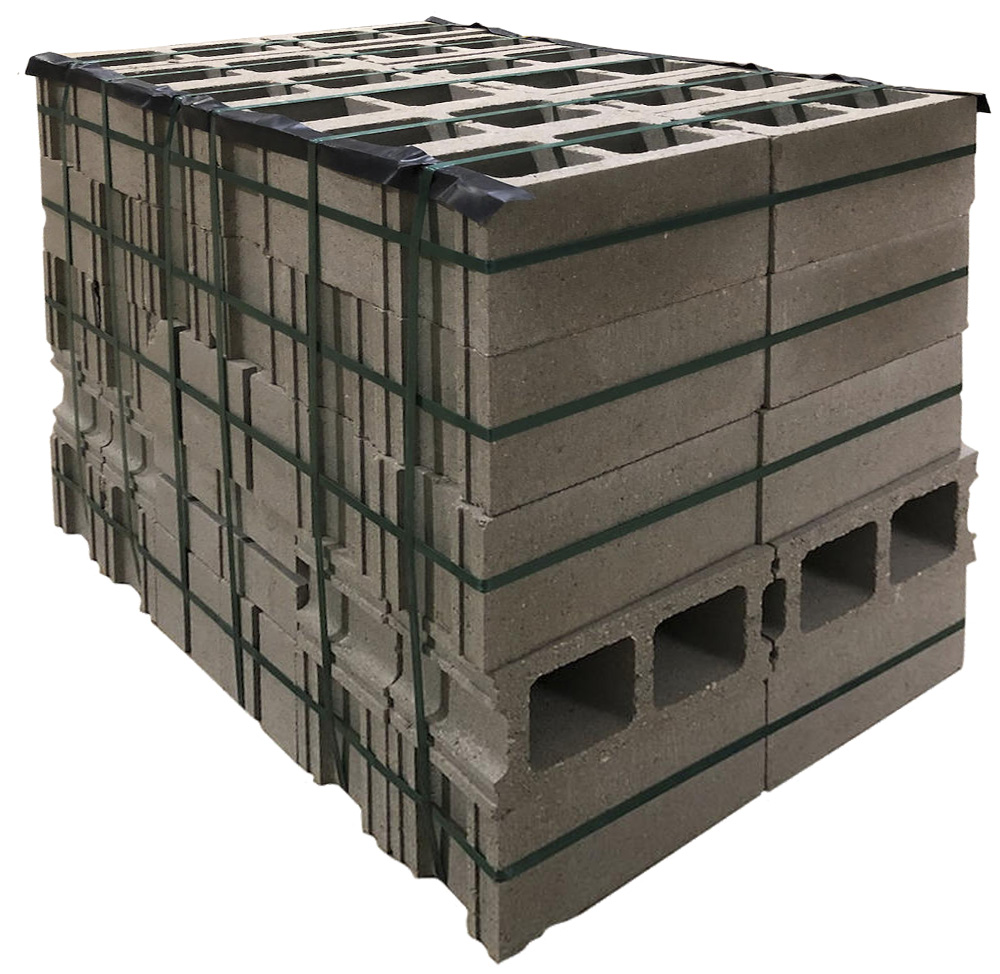 8 inch concrete blocks stacked