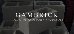 how much do cinder blocks weigh banner