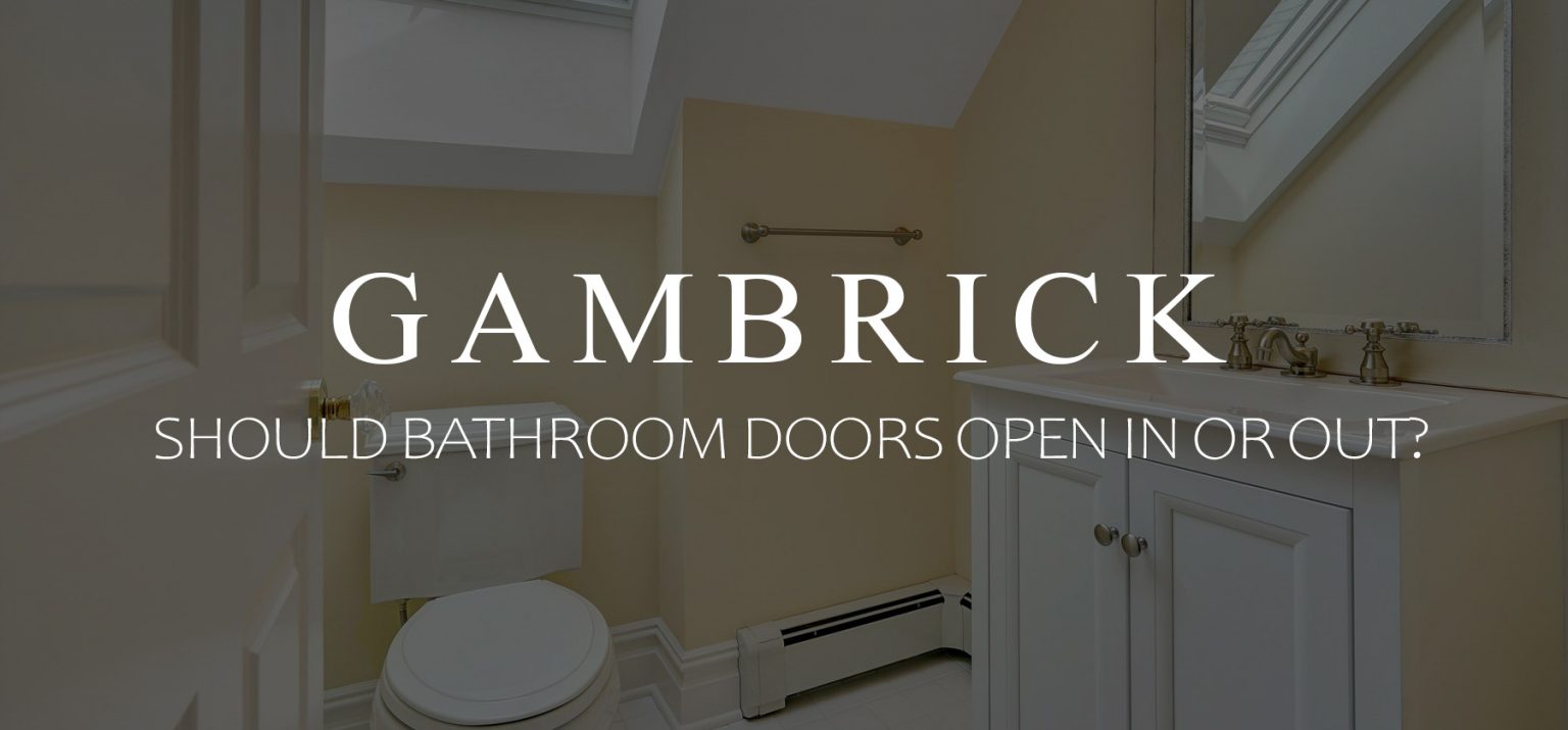 Should Bathroom Doors Open In Or Out?