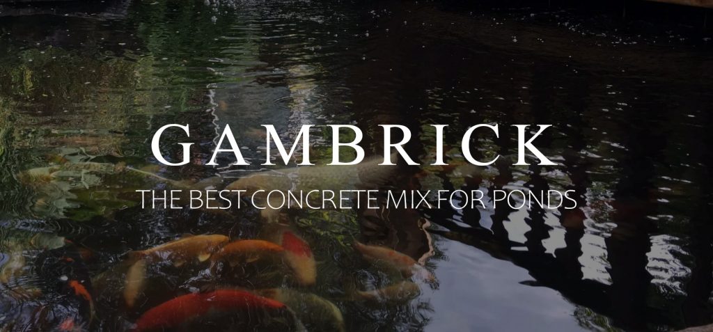the best concrete mix for ponds 1.1