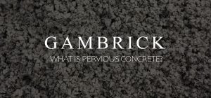 what is pervious concrete banner