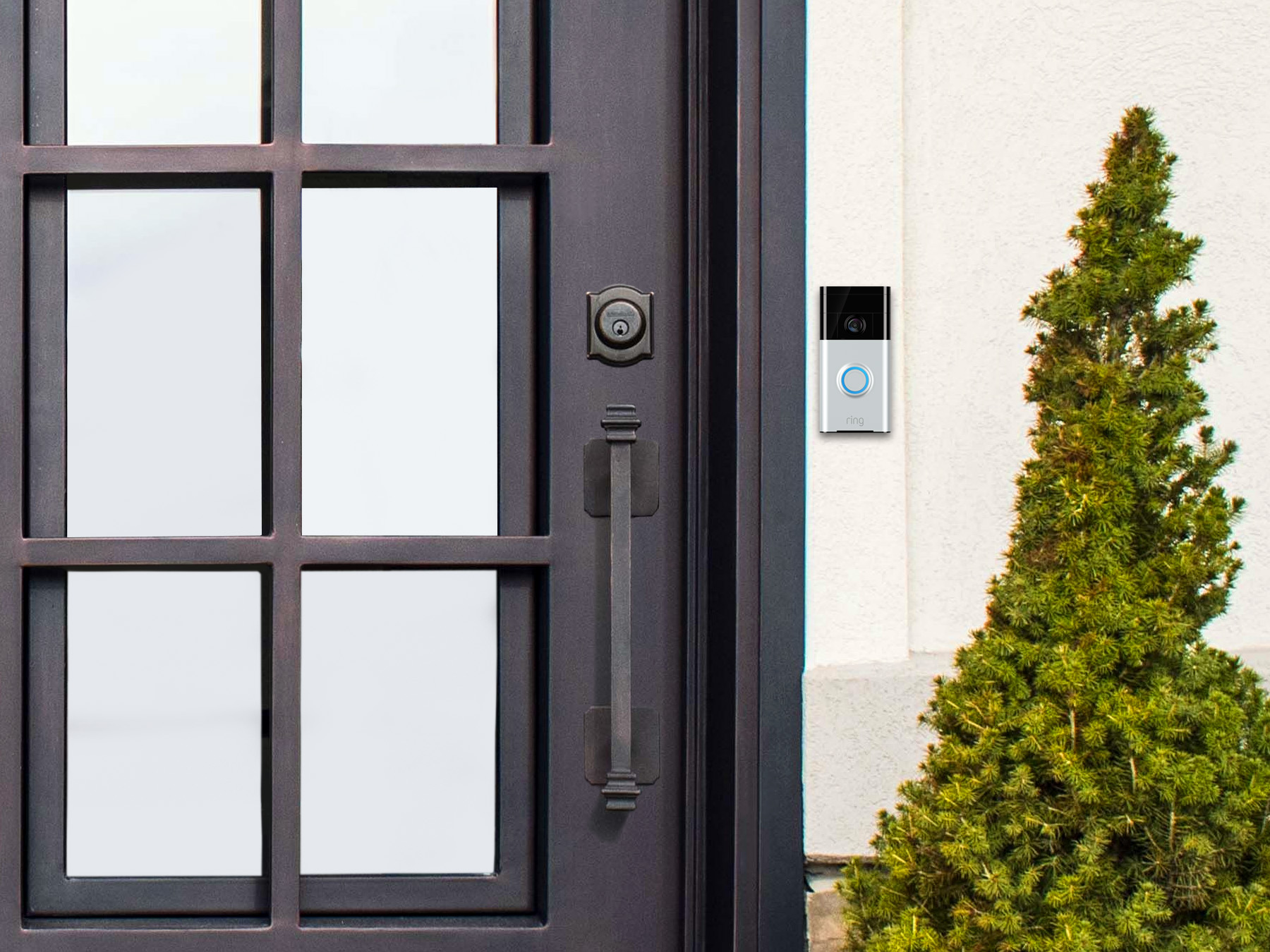 how high to install ring doorbell 2.0
