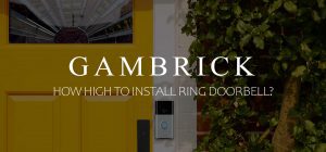 how high to install ring doorbell banner 1.0